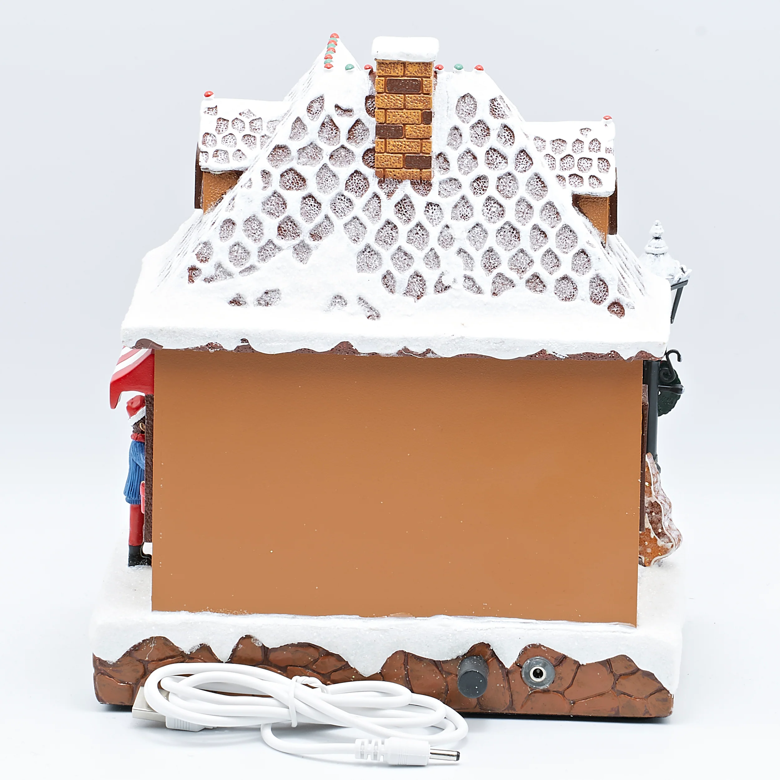 Amusements Lighted & Musical Santa’s Gingerbread Bake Shop With Rotating Cake - Image 2