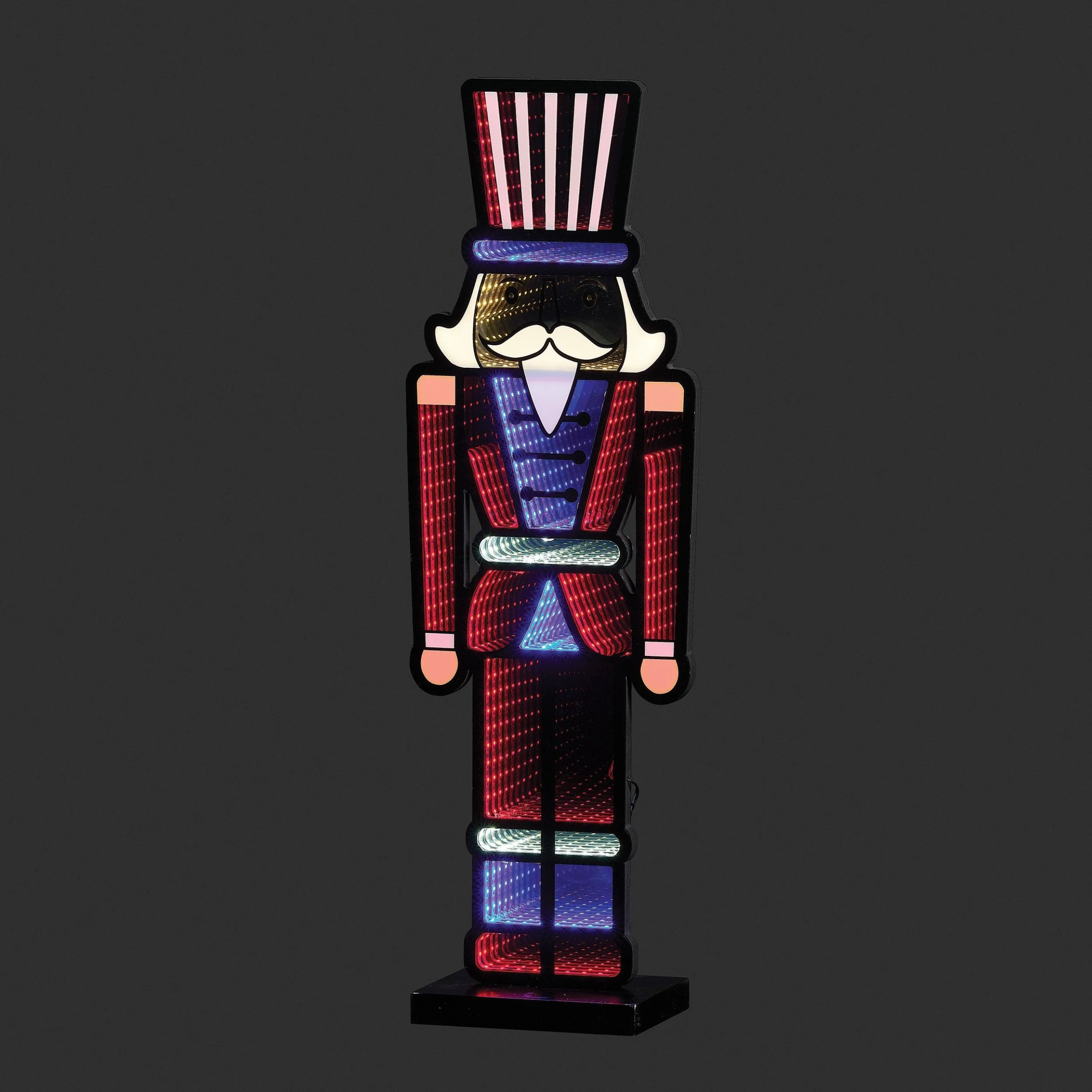 Roman Lights Patriotic Nutcracker Eternity Light Table Decor - Image 2