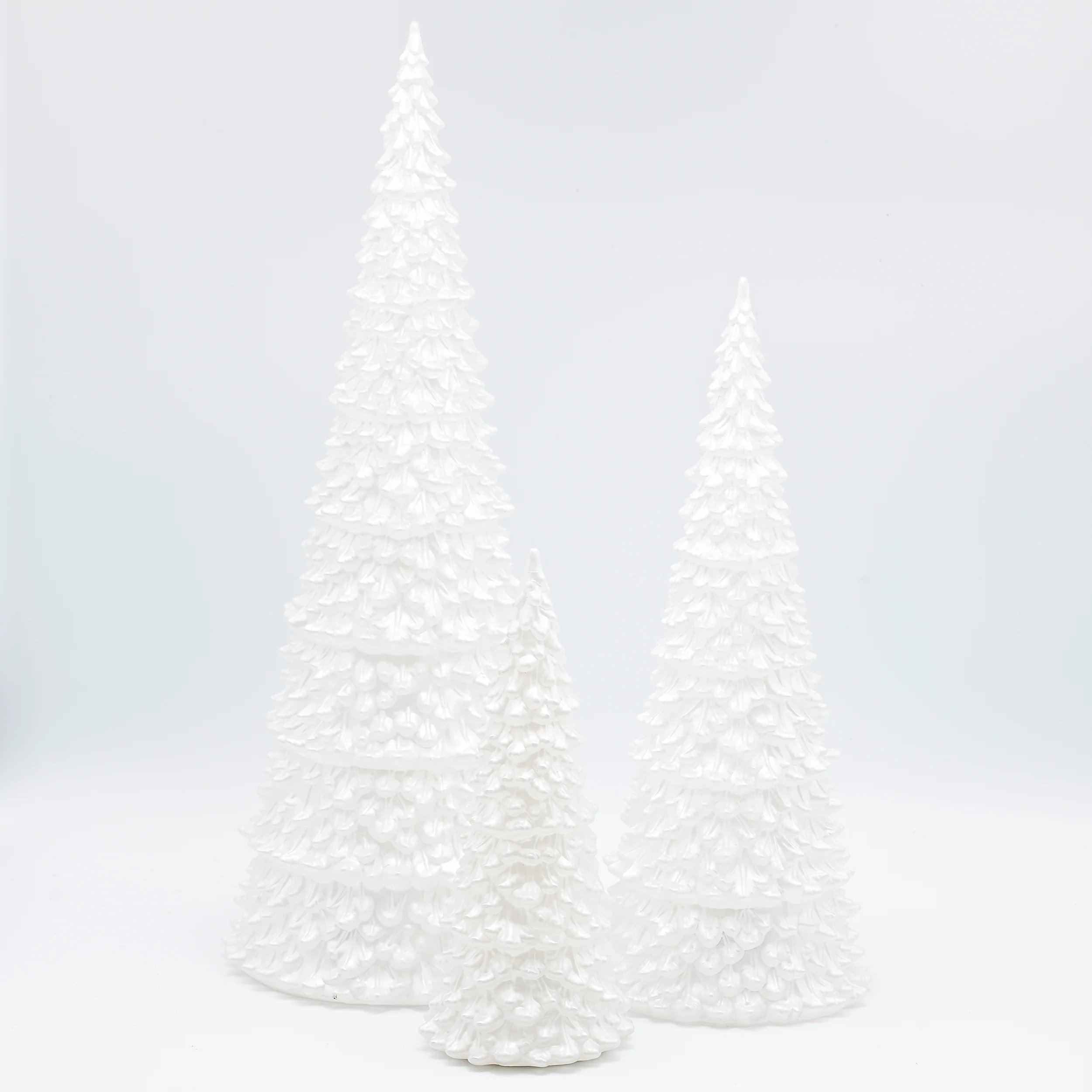 Lighted Pearlized Tree Set - Image 3