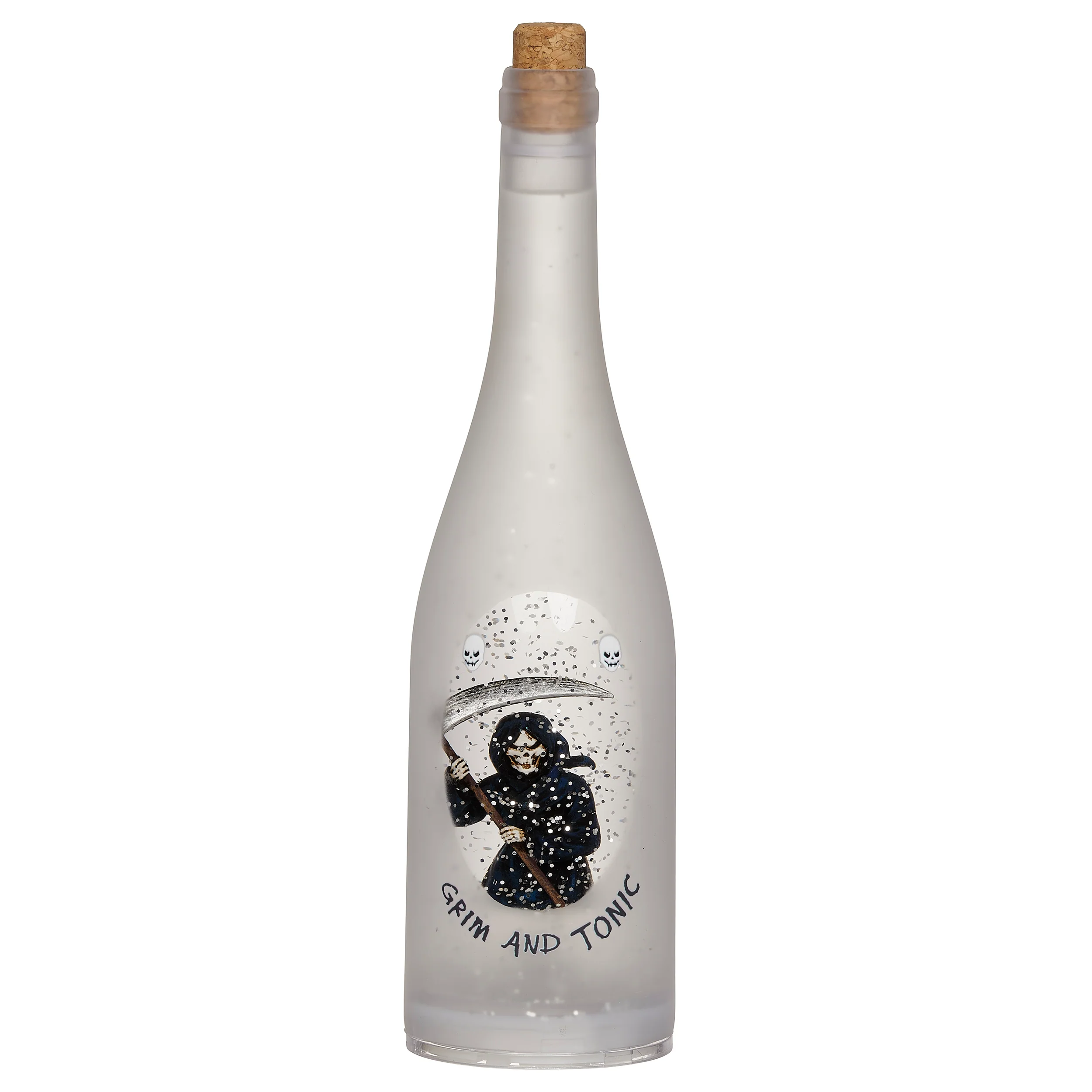 Lighted Swirl "Grim and Tonic" Bottle - Image 4