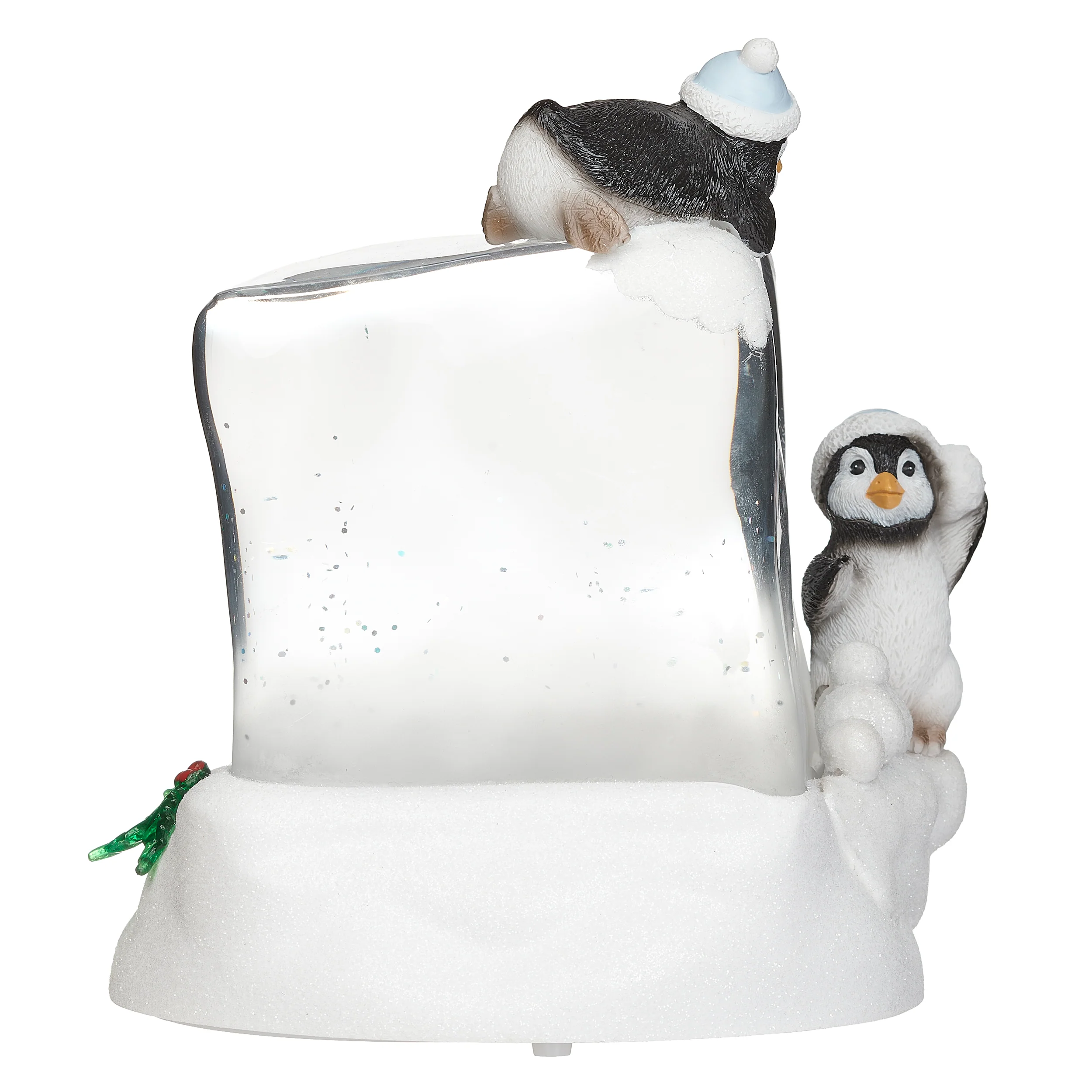 Confetti Lites Lighted Swirl Playful Penguins on Ice Cube - Image 3