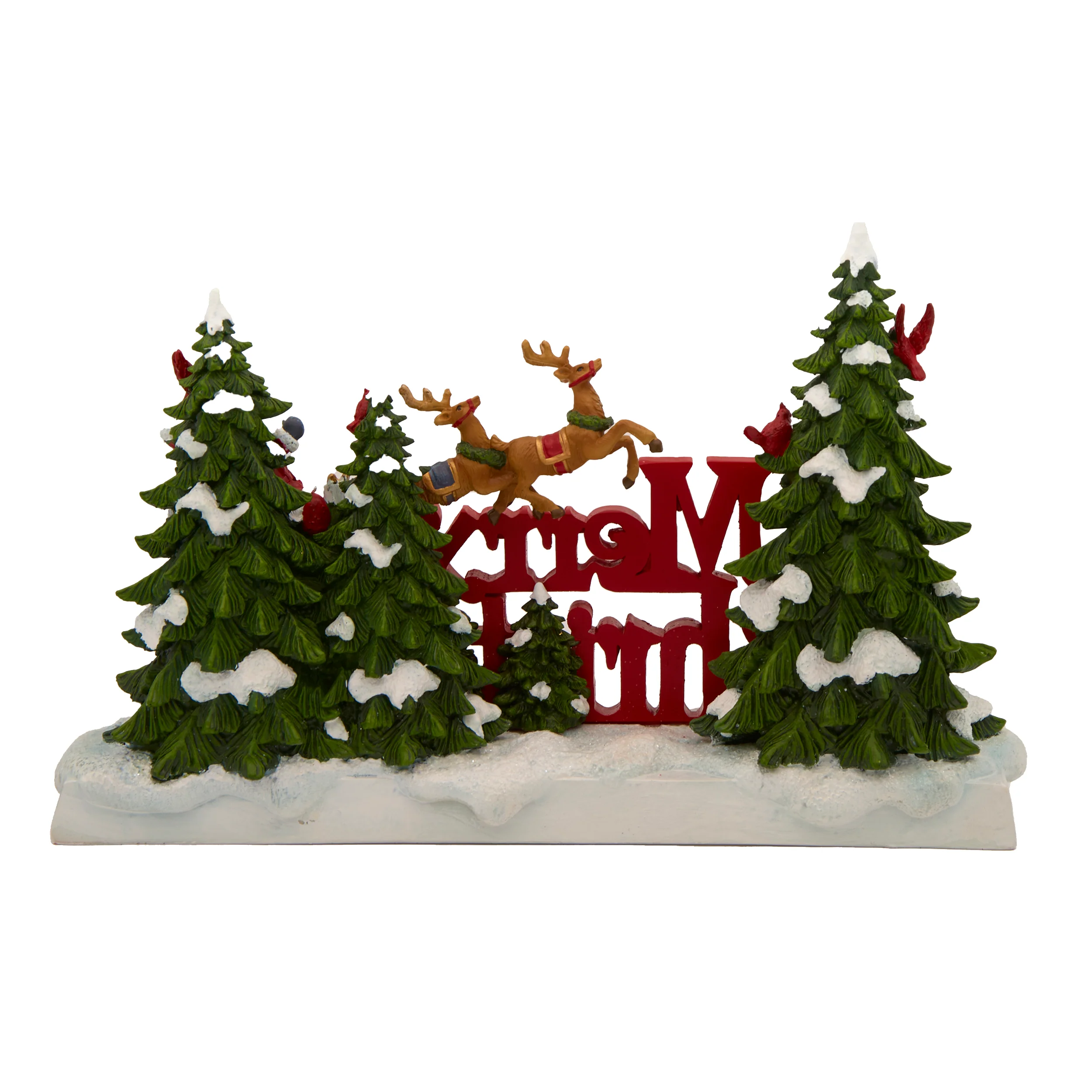 Merry Christmas Santa in Sleigh Figure - Image 2