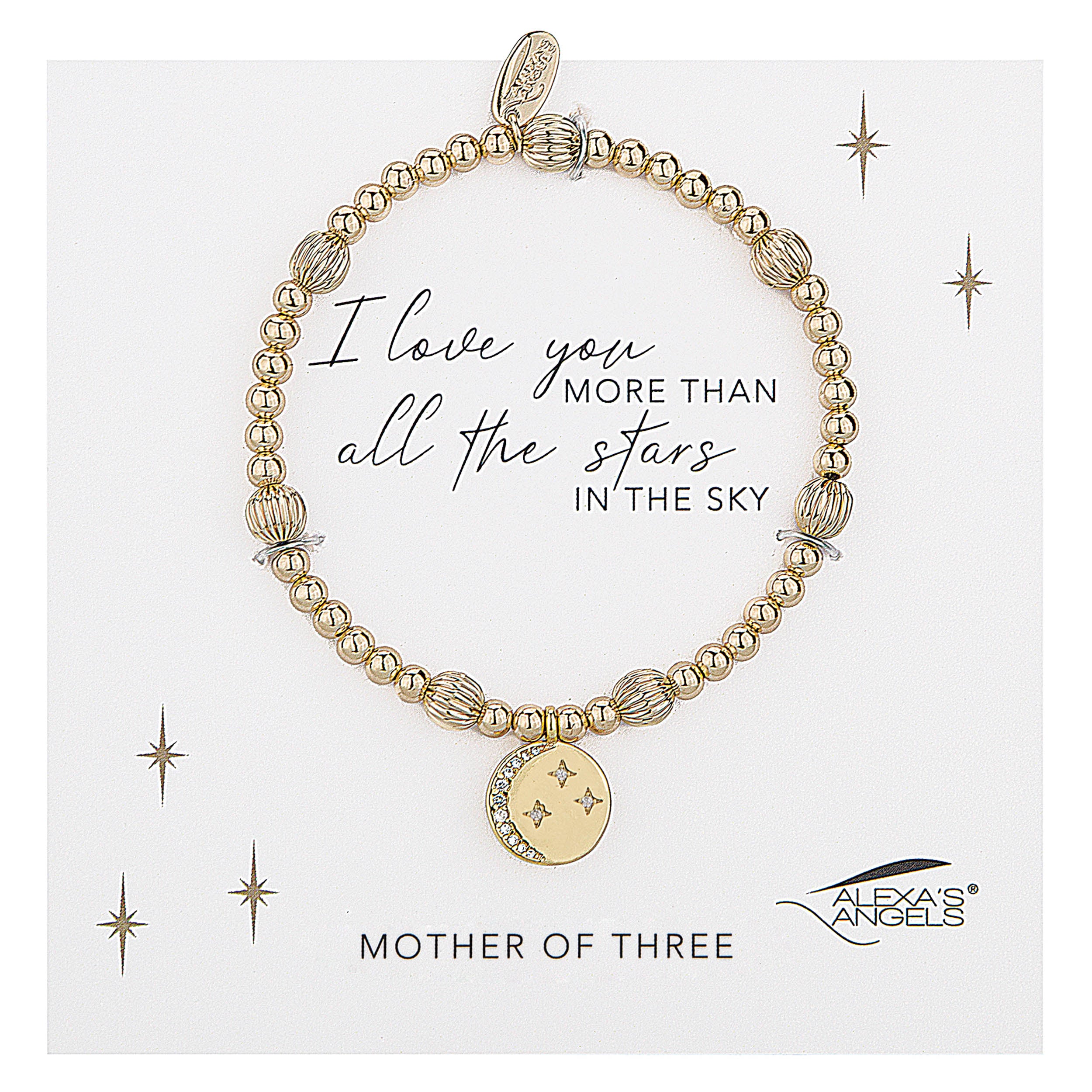 Alexa's Angels Moon & Stars Family Bracelet - Image 5