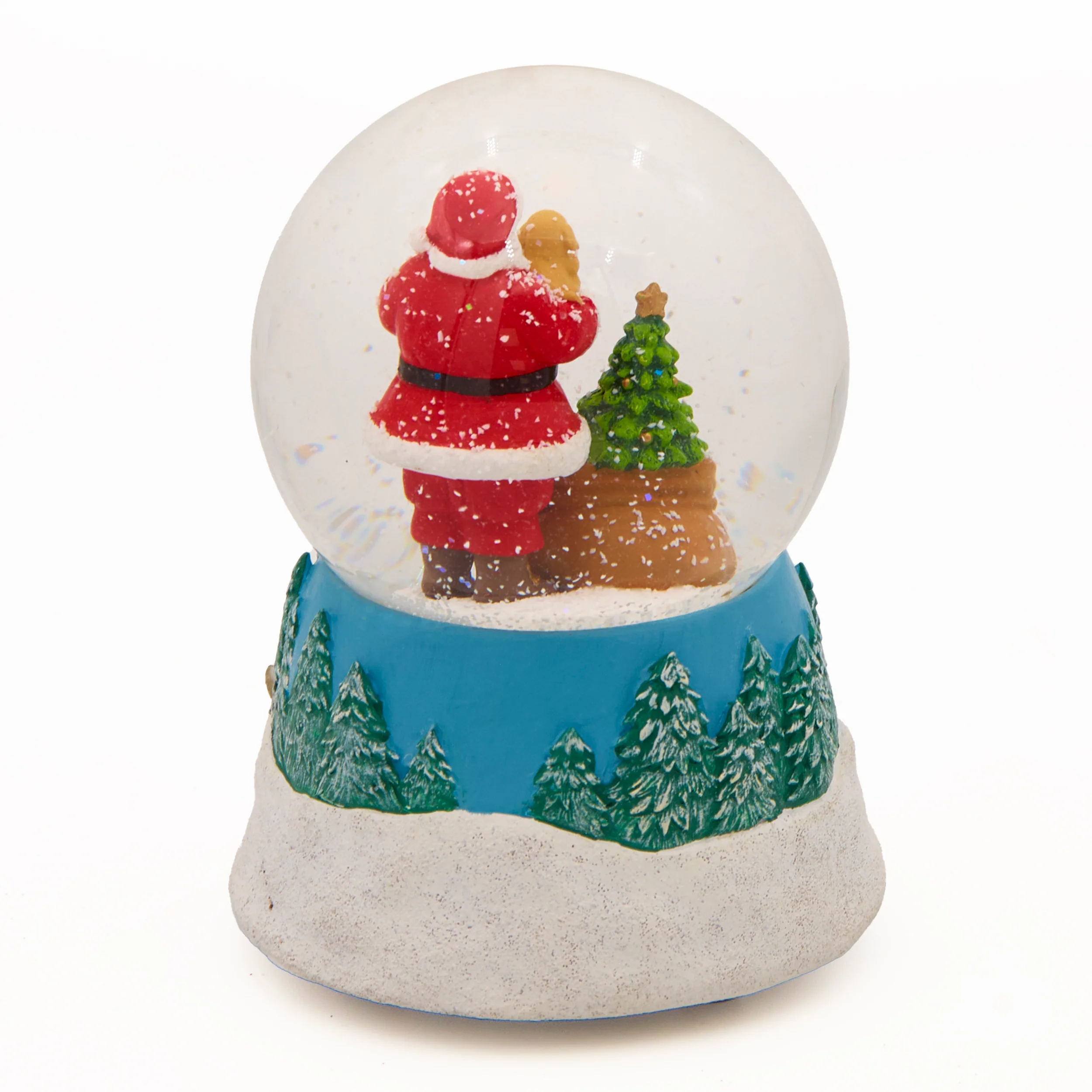 Glitterdome Musical Santa with Puppies - " We Wish You a Merry Christmas" Tune - Image 3