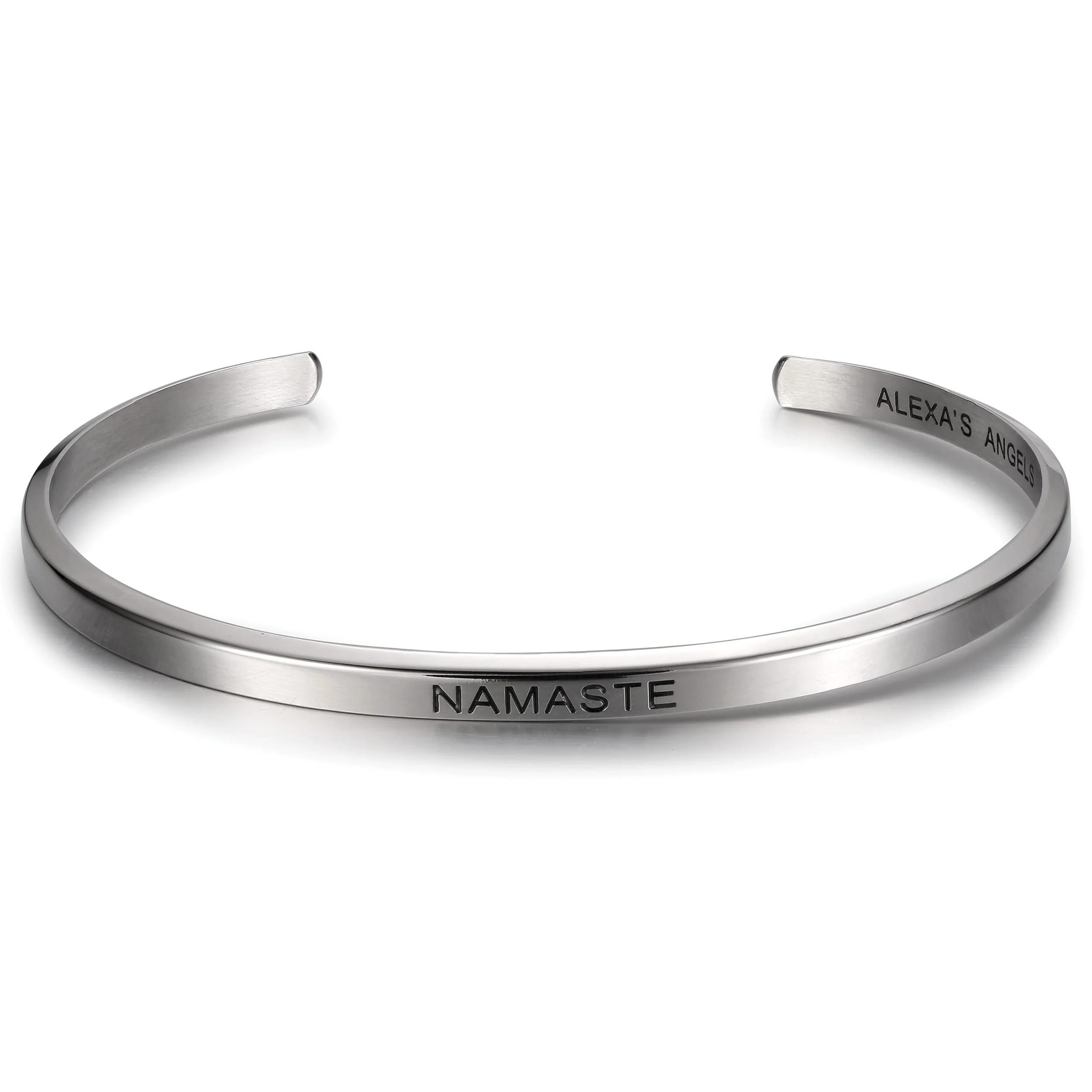 Alexa's Angels "Namaste" Engraved Bracelet - Image 3