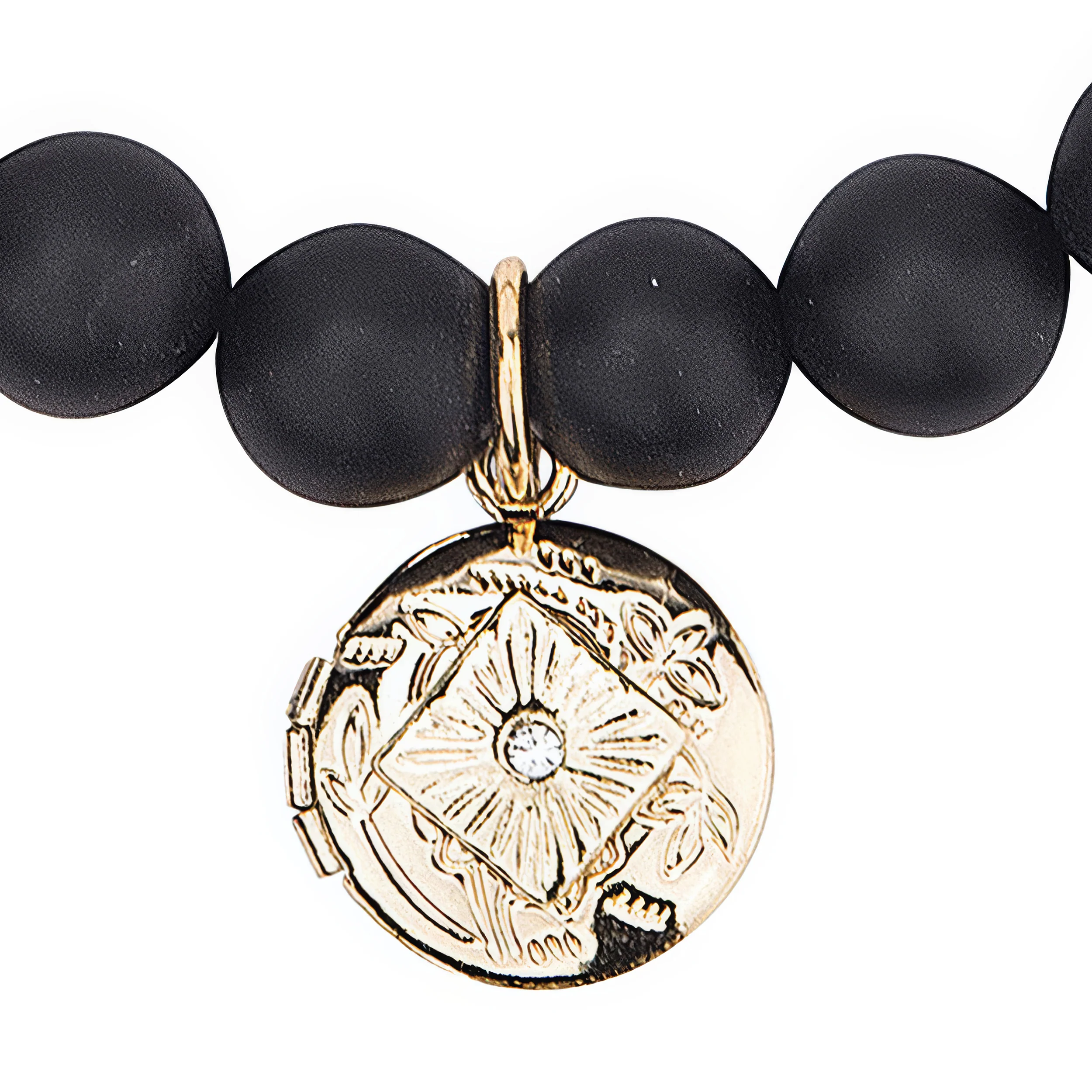 Alexa's Angels Natural Stone & Cubic Zirconia Prayer Box Bracelet - Image 2