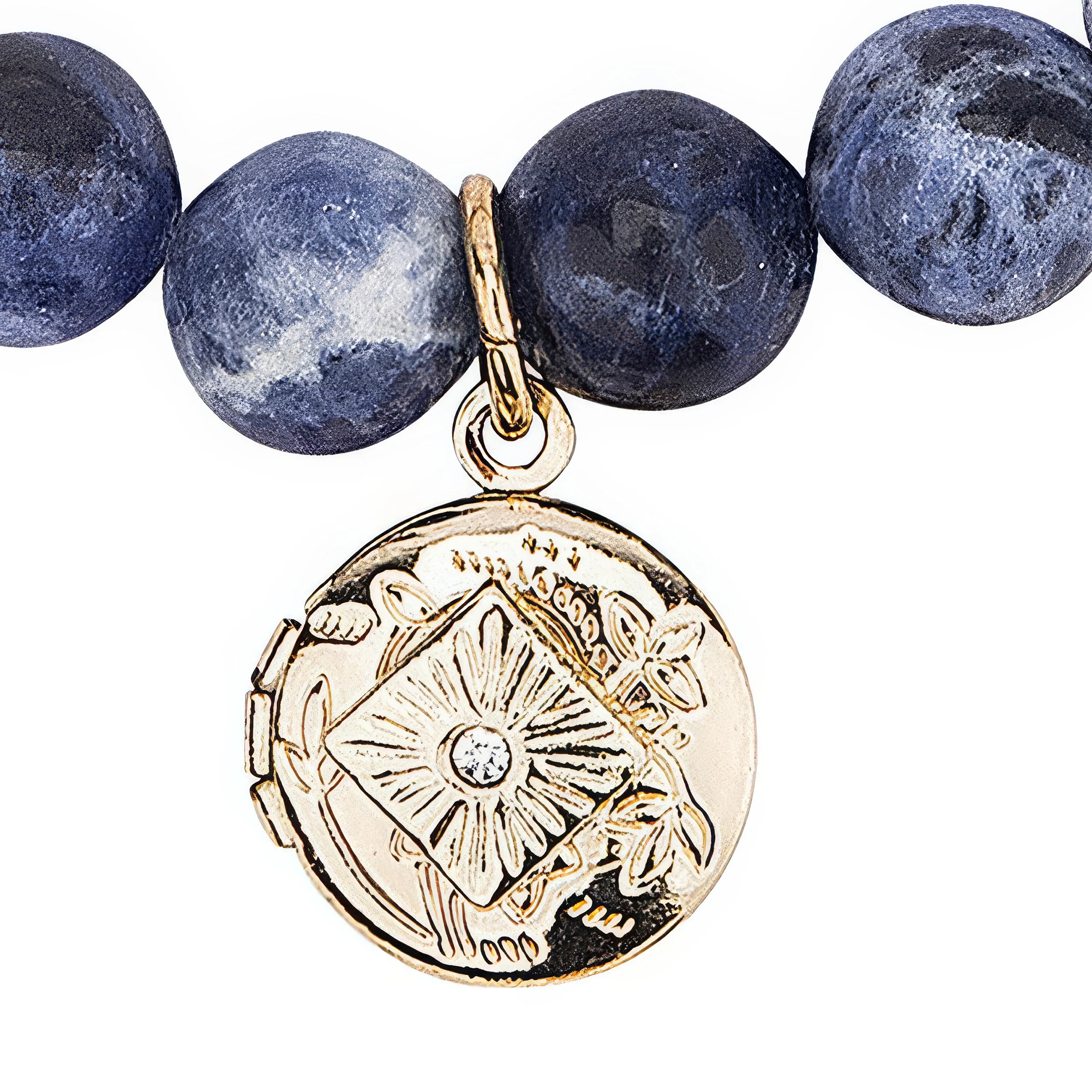 Alexa's Angels Natural Stone & Cubic Zirconia Prayer Box Bracelet - Image 8