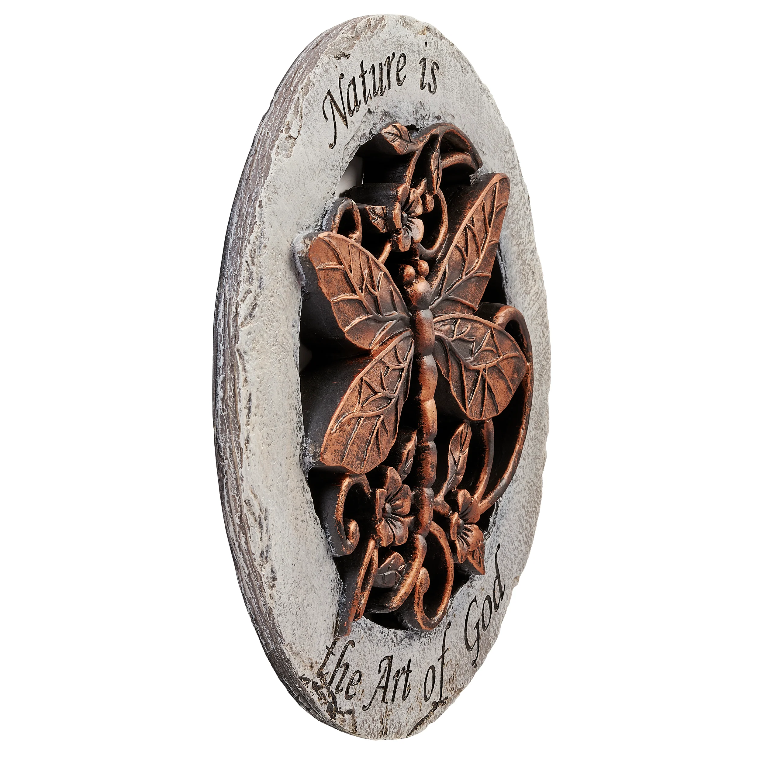"Nature is the Art of God" Garden Stone - Image 3