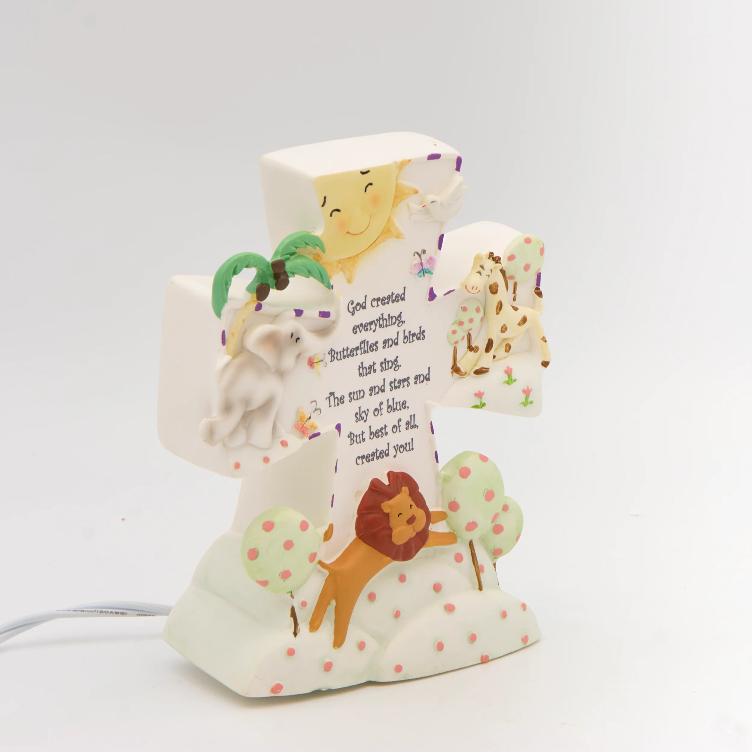 "God Created Everything "Children's Night-Light - Image 2