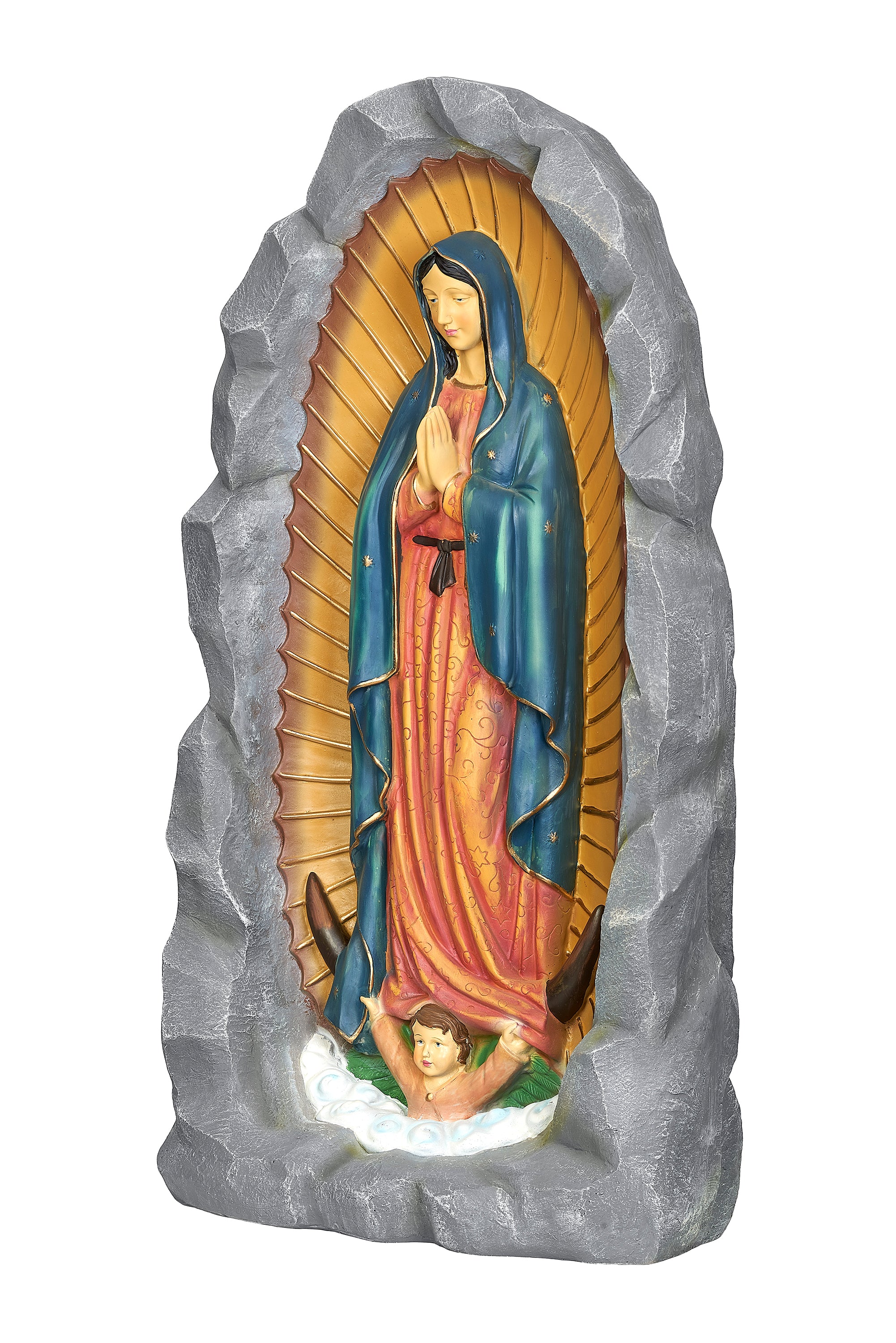 Our Lady of Guadalupe Grotto Garden Statue - Image 3