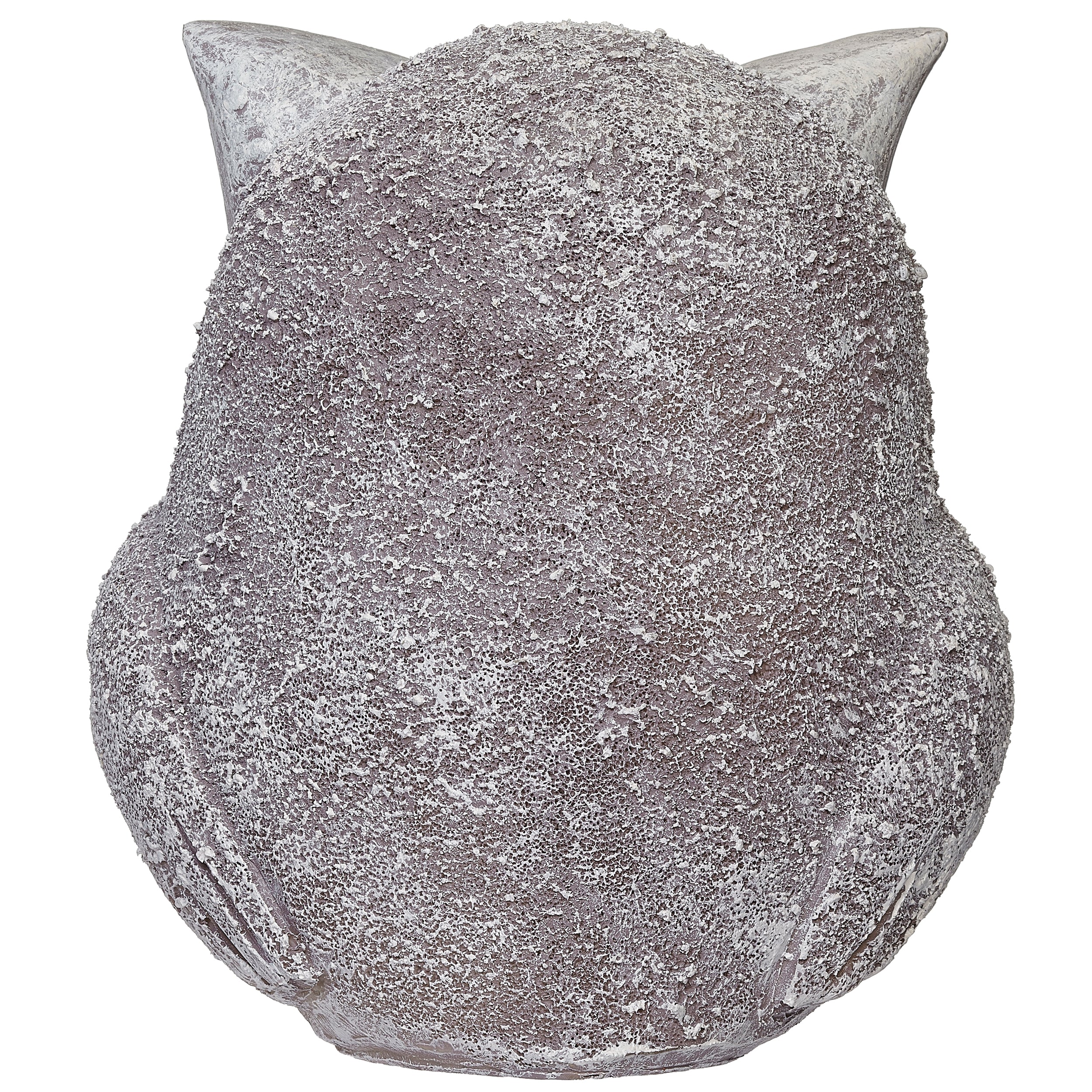 Pebble Flower Owl Garden Statue - Image 3