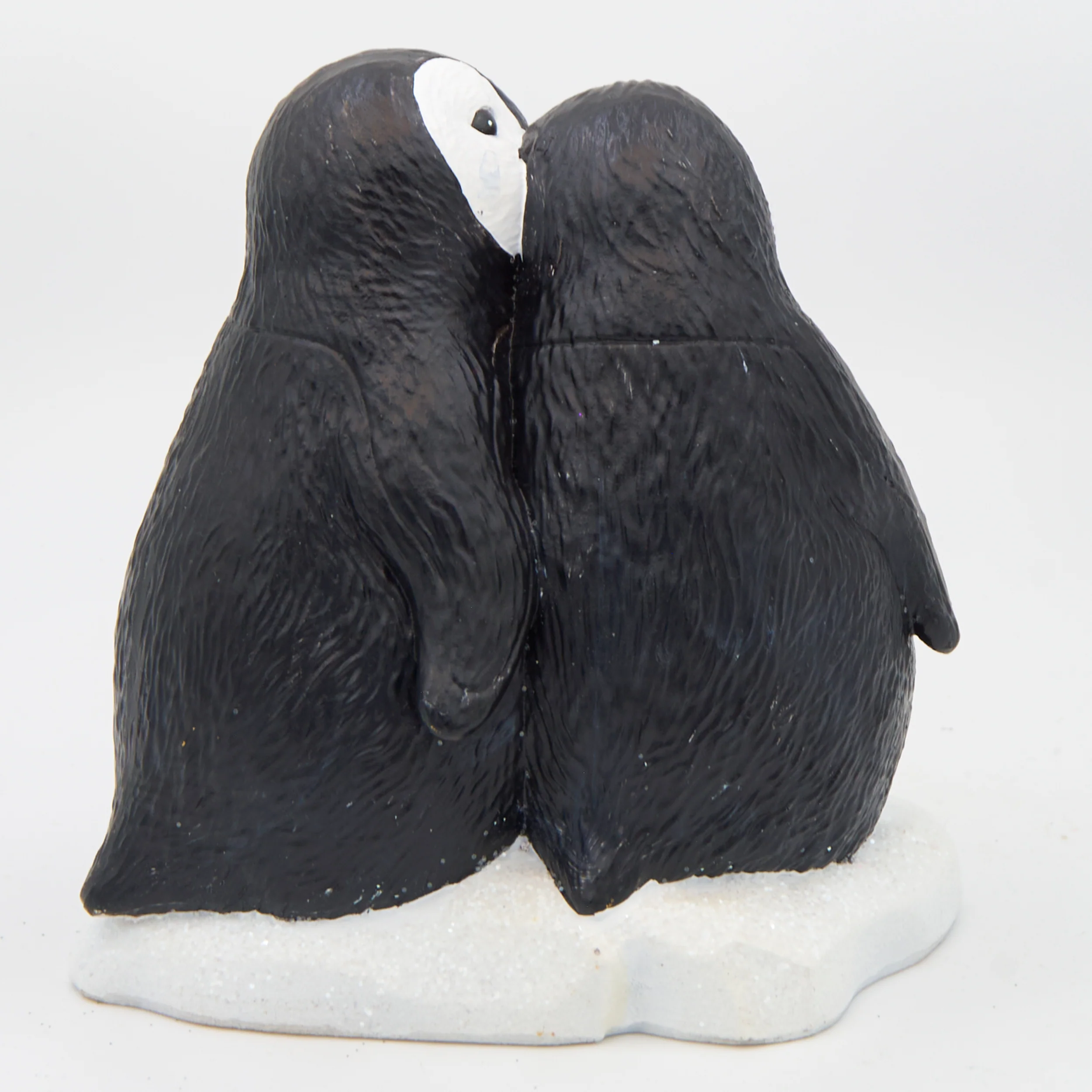 Penguin Couple on Snow Figure - Image 3