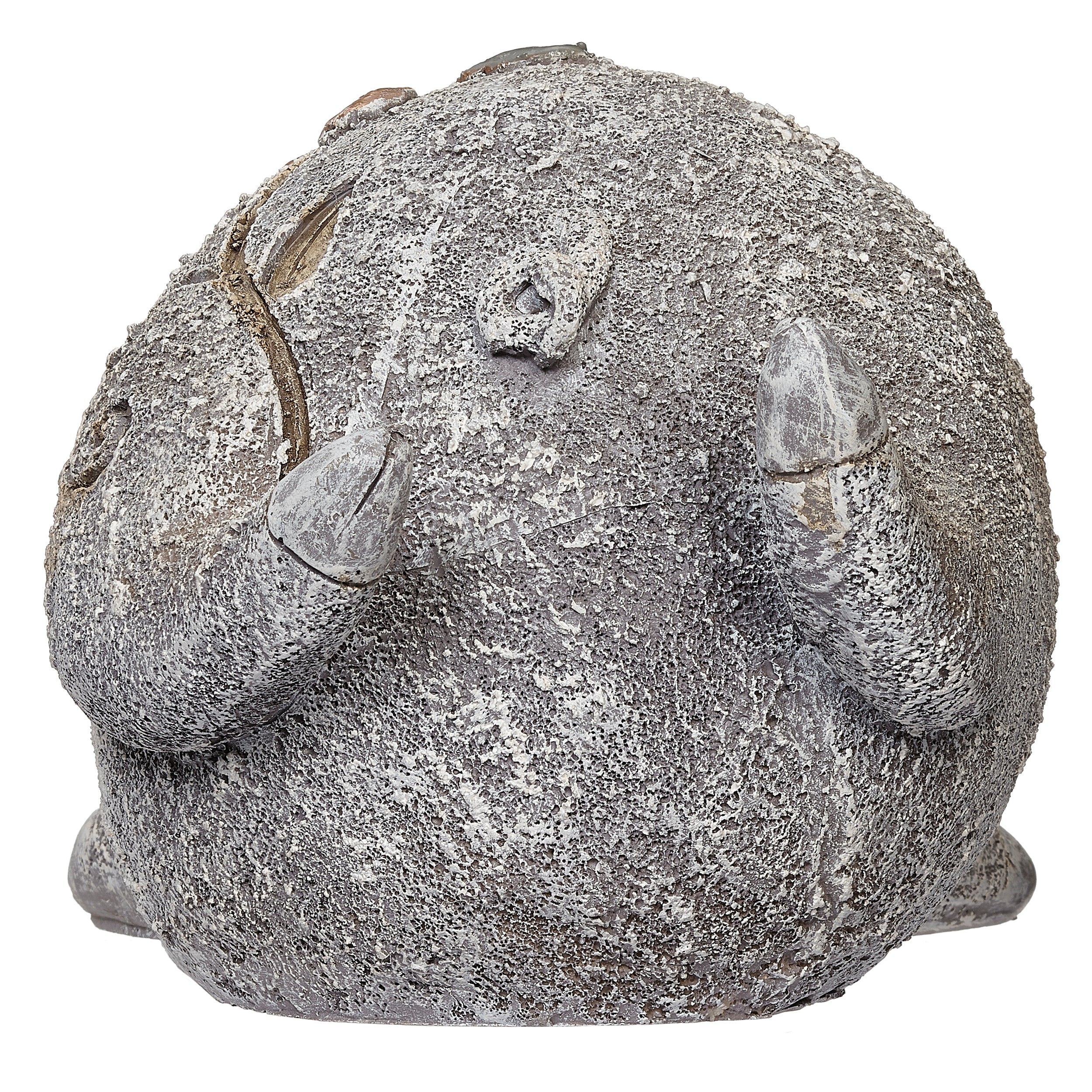 Pebble Flower Pig Garden Statue - Image 3