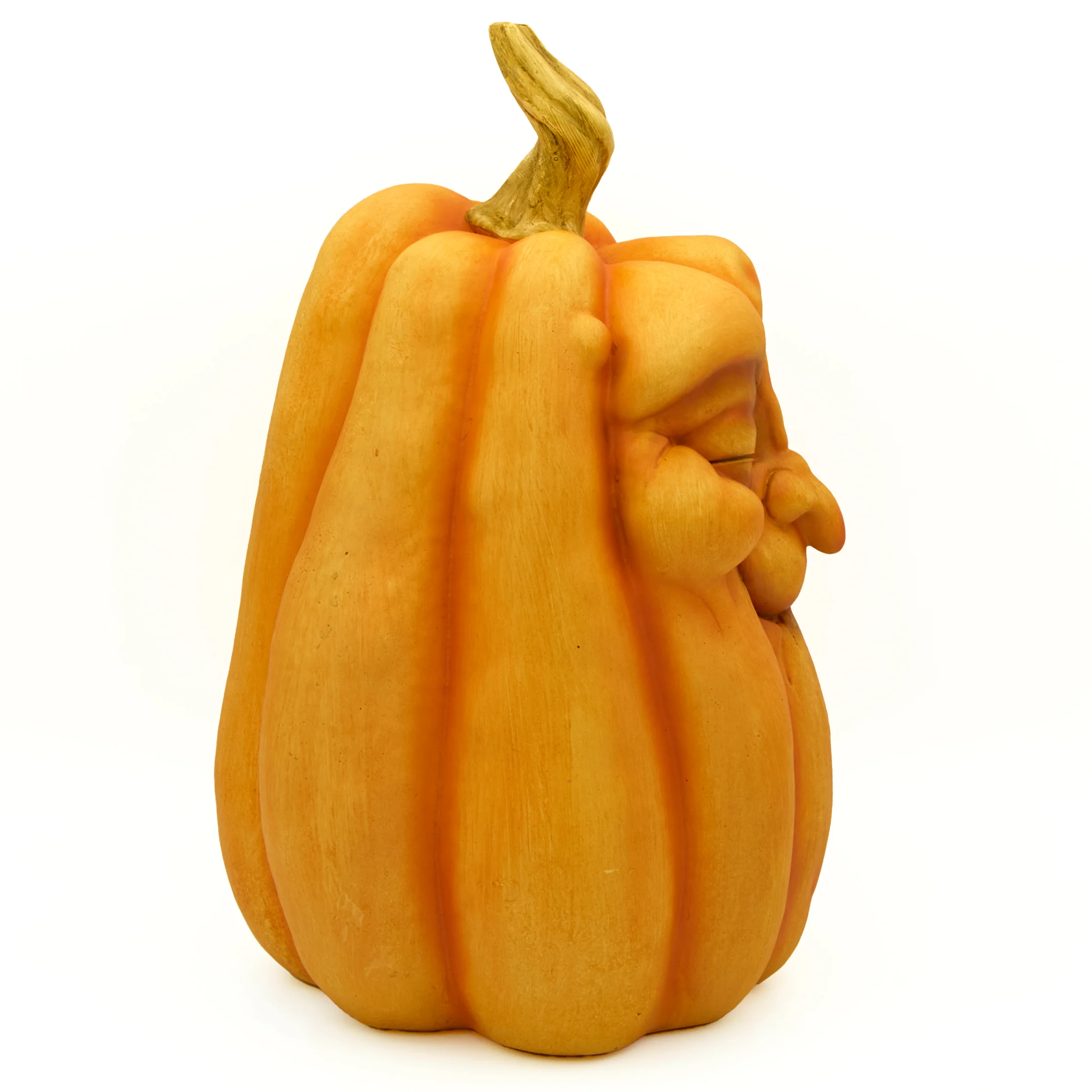 Pumpkin with Old Man Face - Image 2