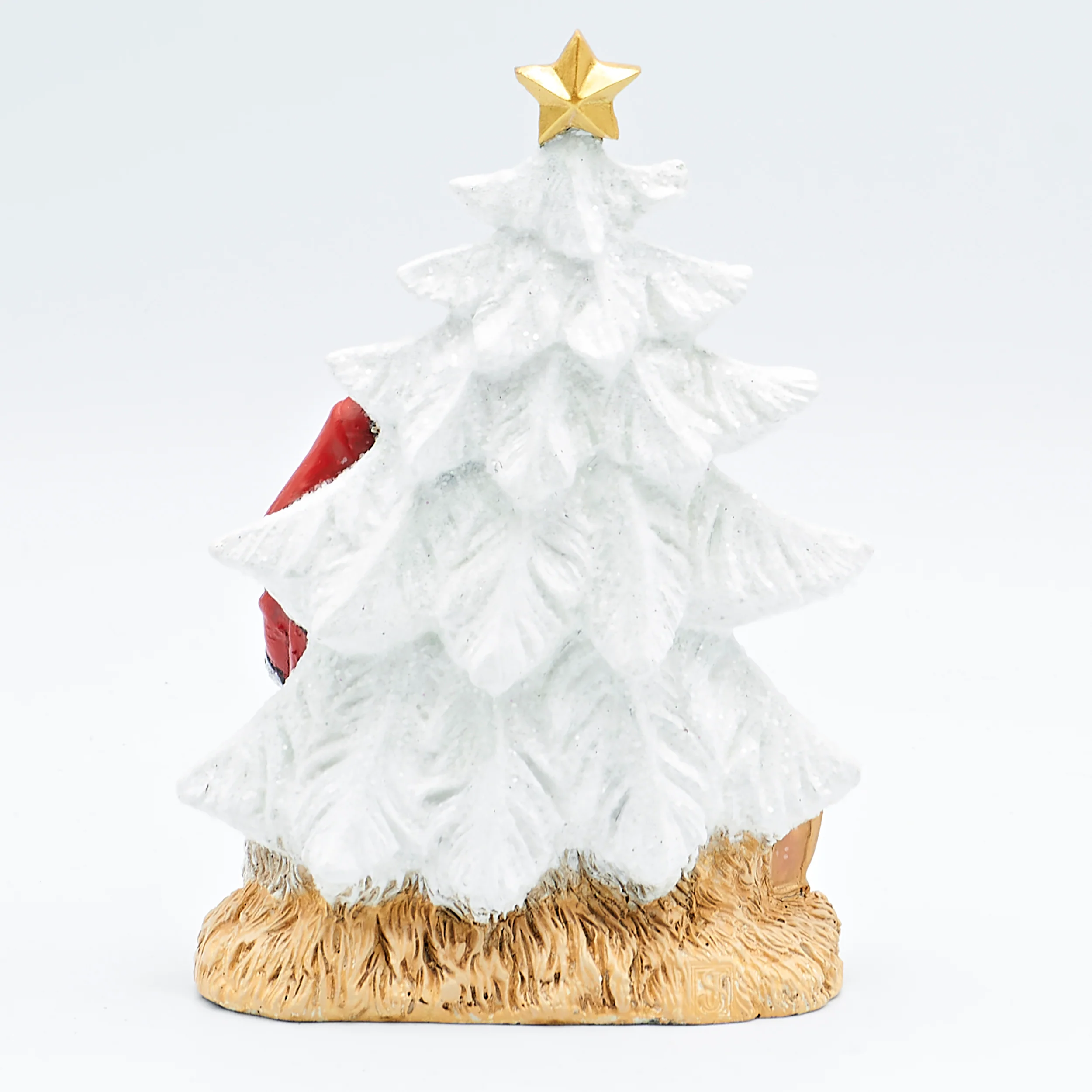 Joseph's Studio Santa Holding Baby Jesus Glitter Tree Figure - Image 2