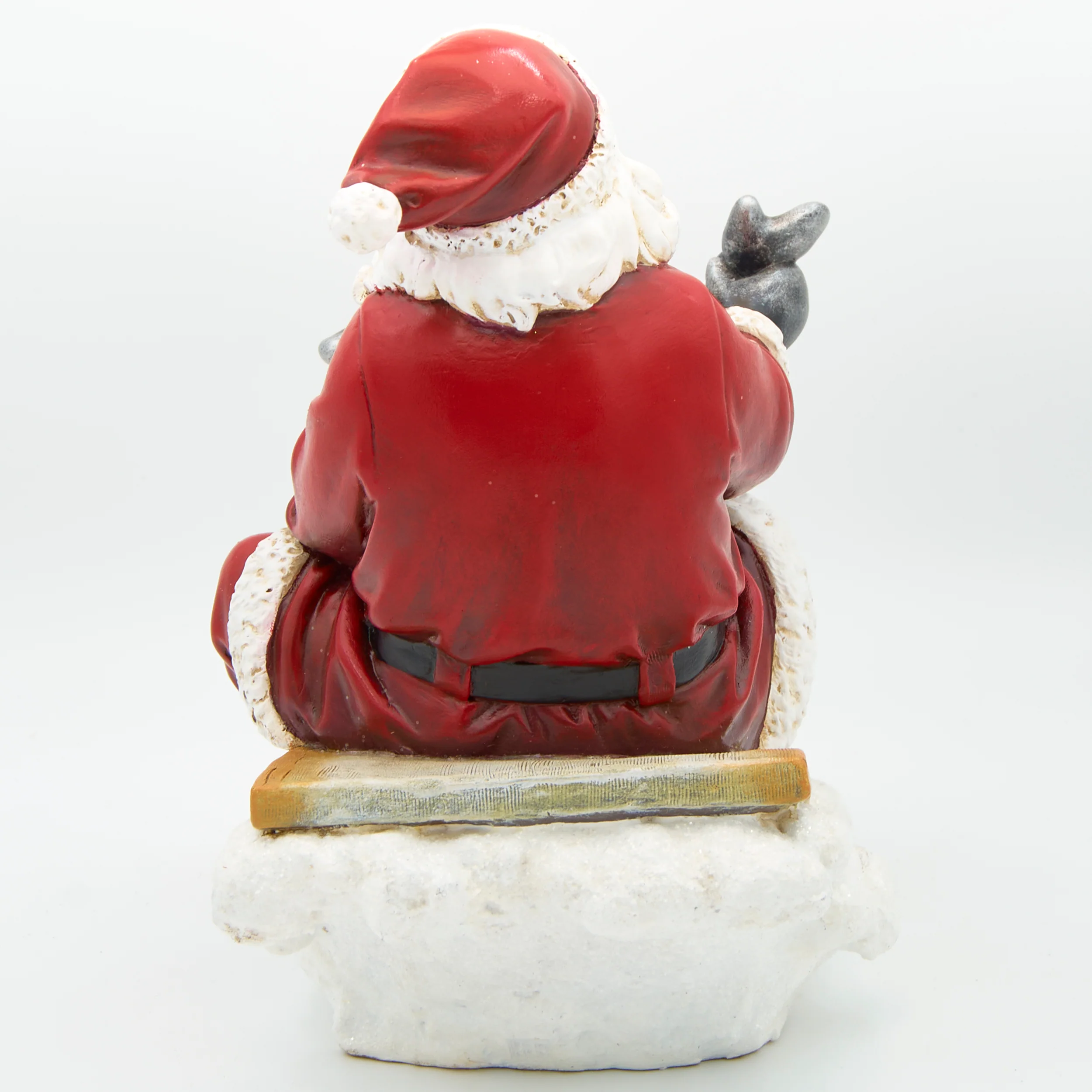 Joseph's Studio Santa Sledding with Snowman Figure - Image 2