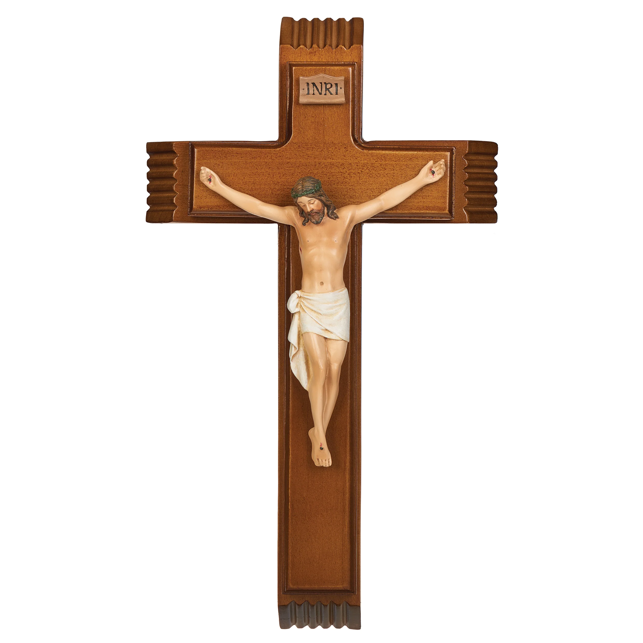 Sick Call Crucifix Set with Candles & Holy Water Bottle