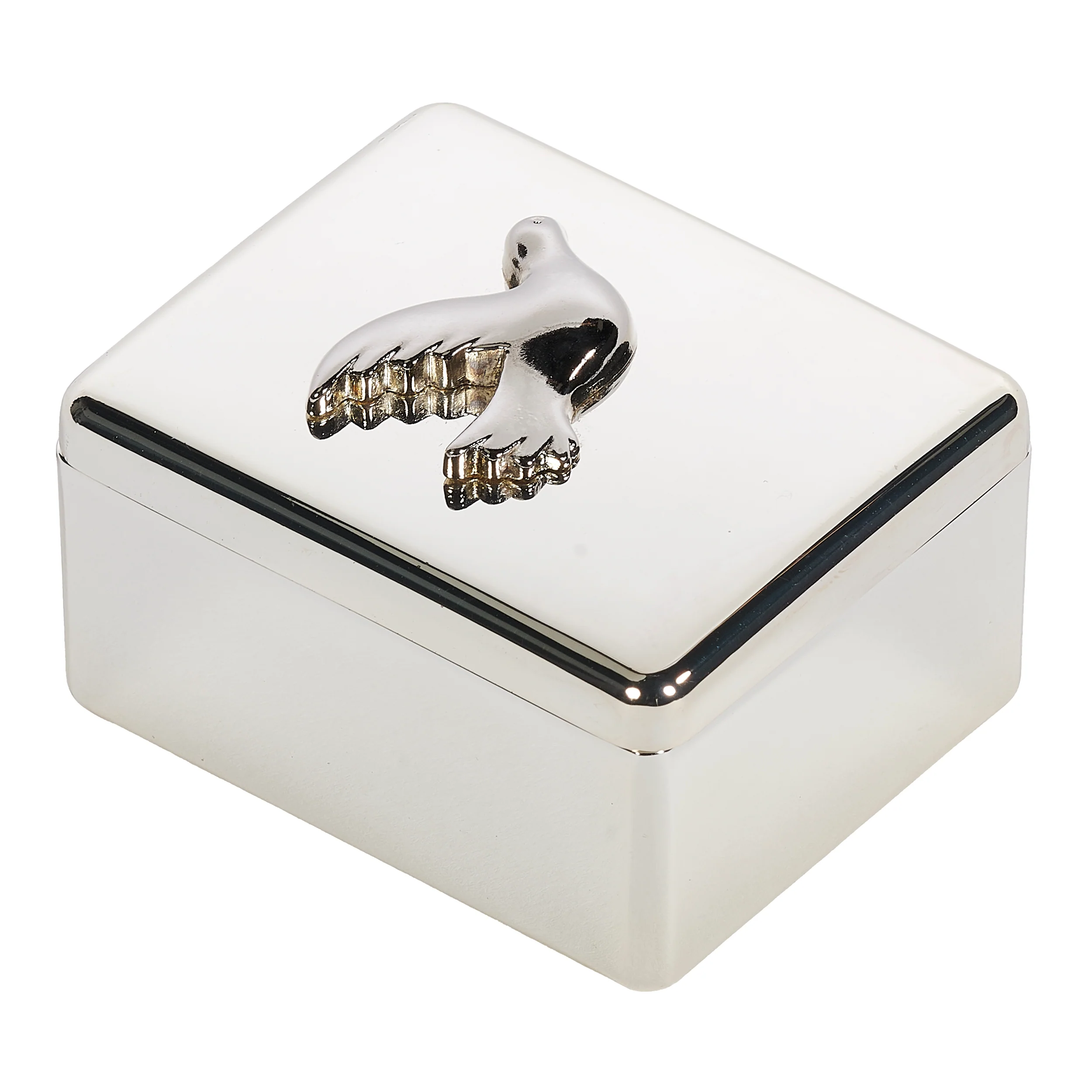 Caroline Collection Silver Dove First Communion Keepsake Box - Image 3