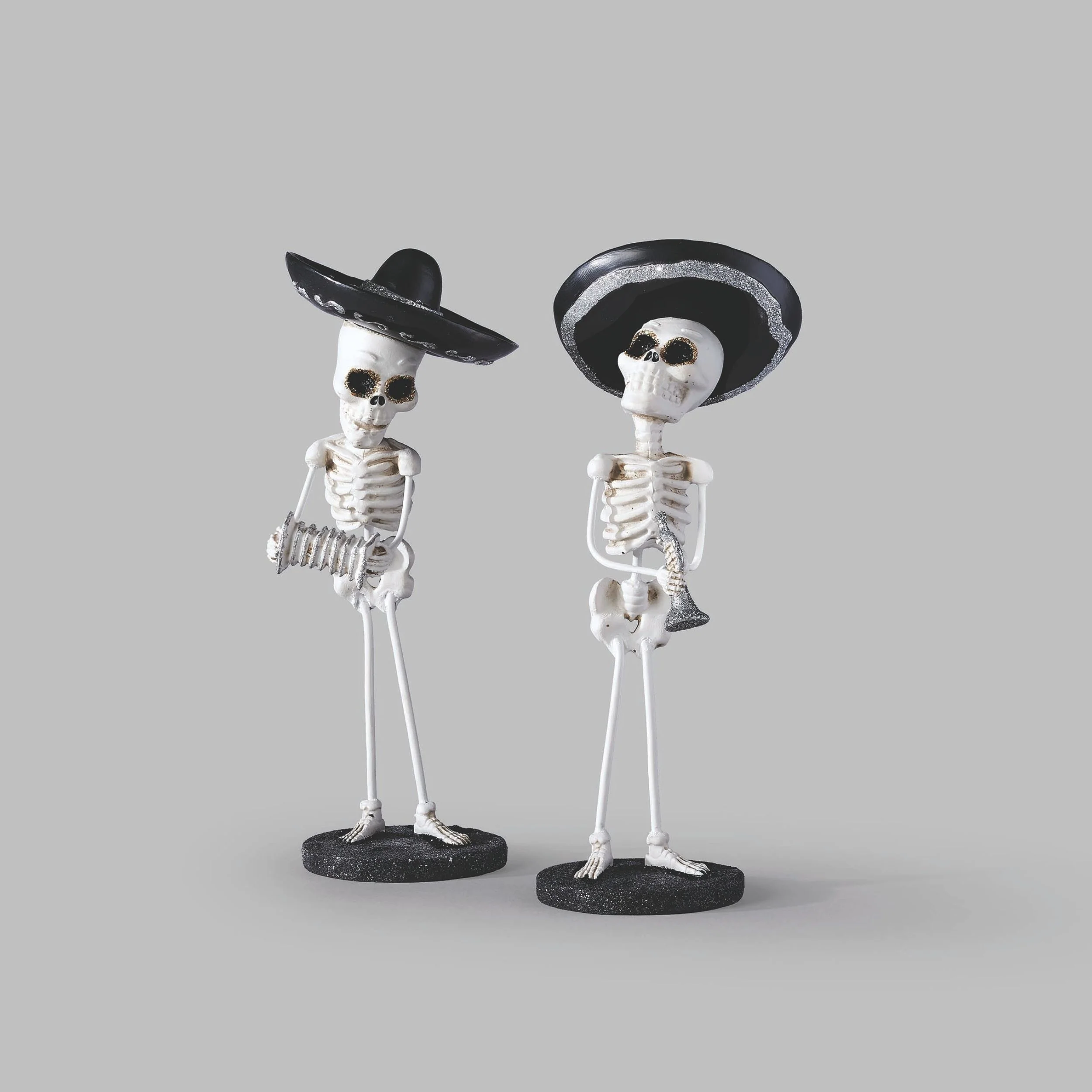 Skeleton Musicians with Instruments