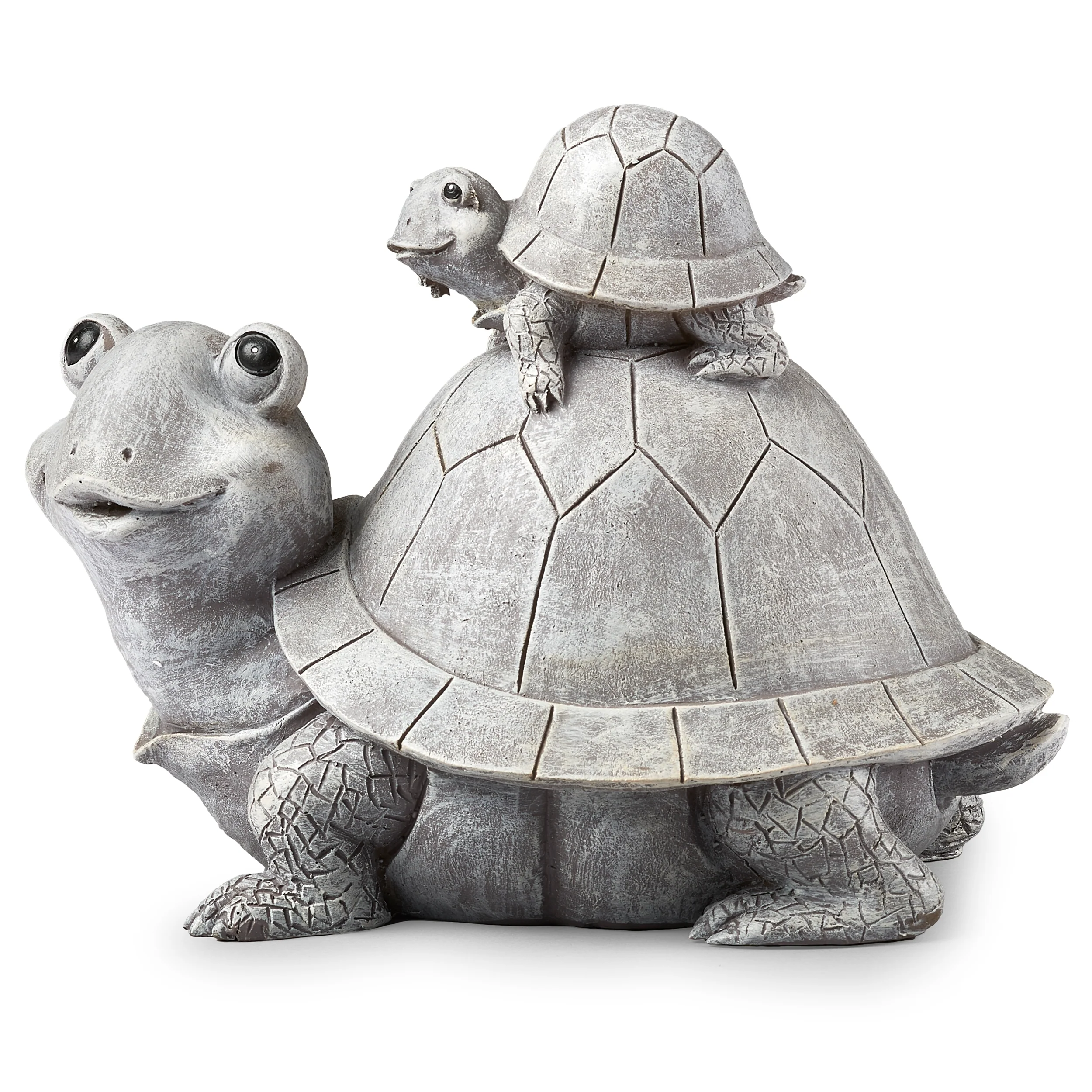 Pudgy Pals Mama Turtle & Baby Garden Statue - Image 4