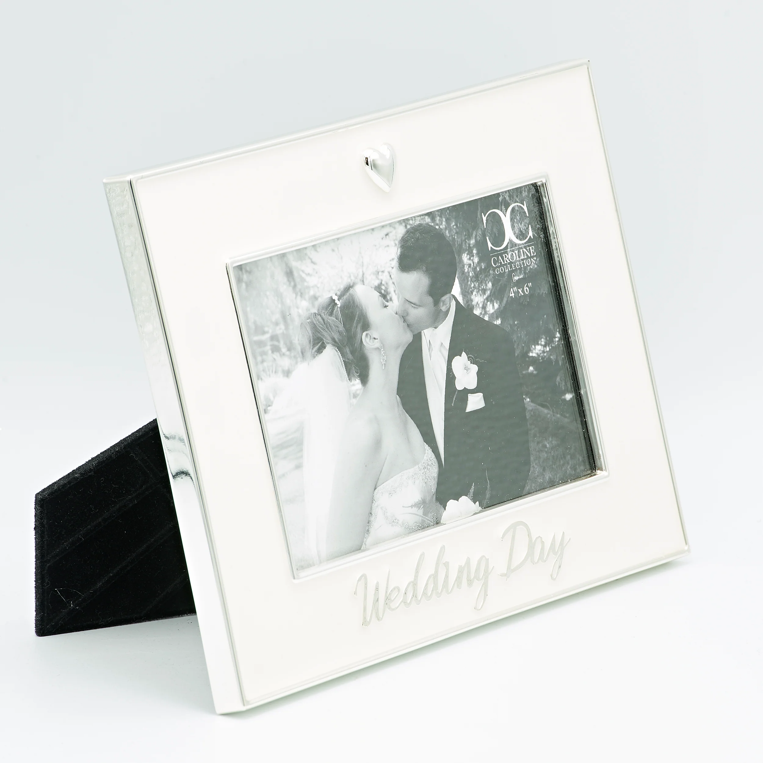 Caroline Collection Wedding Day Heart Frame - Image 2