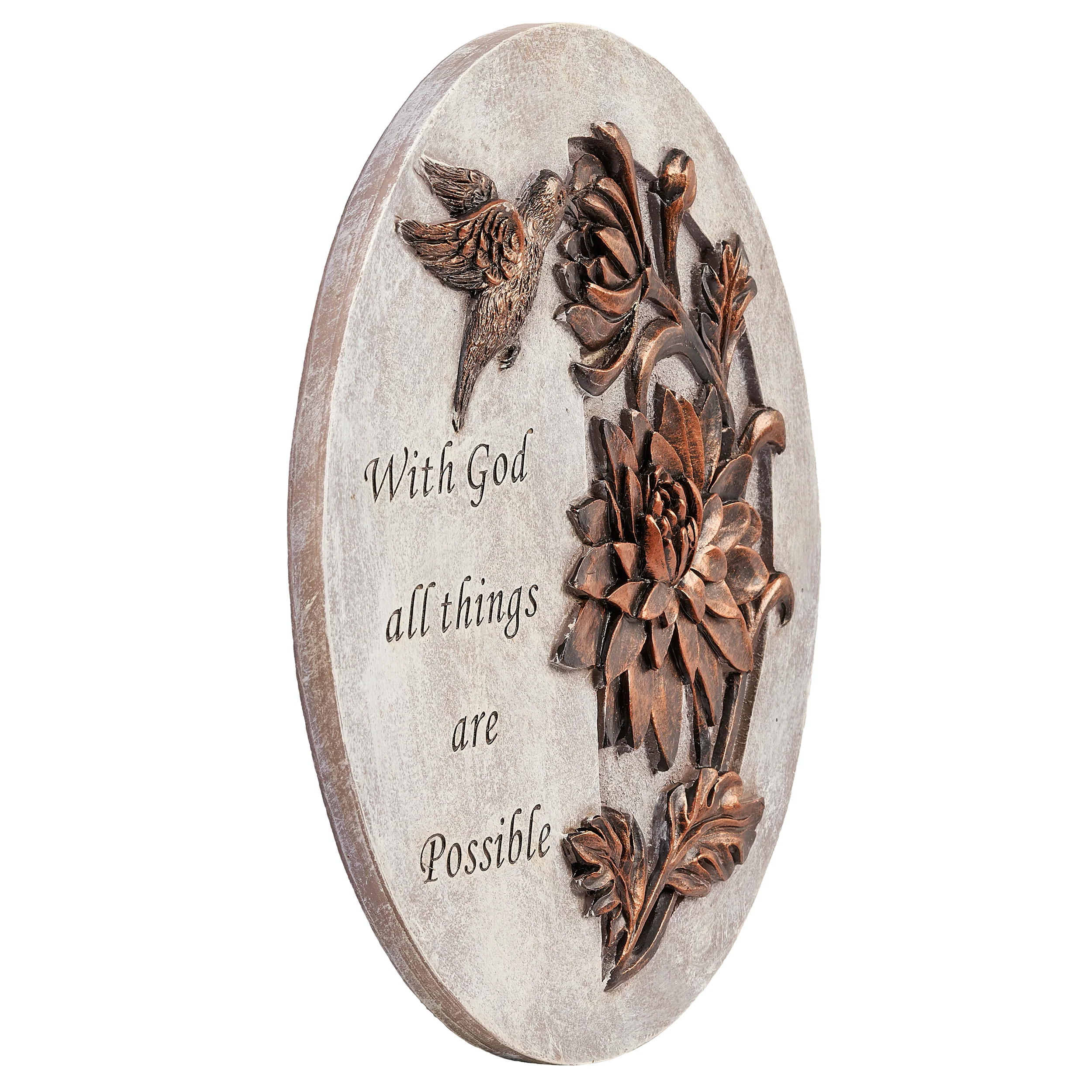 "With God all things are Possible" Garden Stone - Image 2