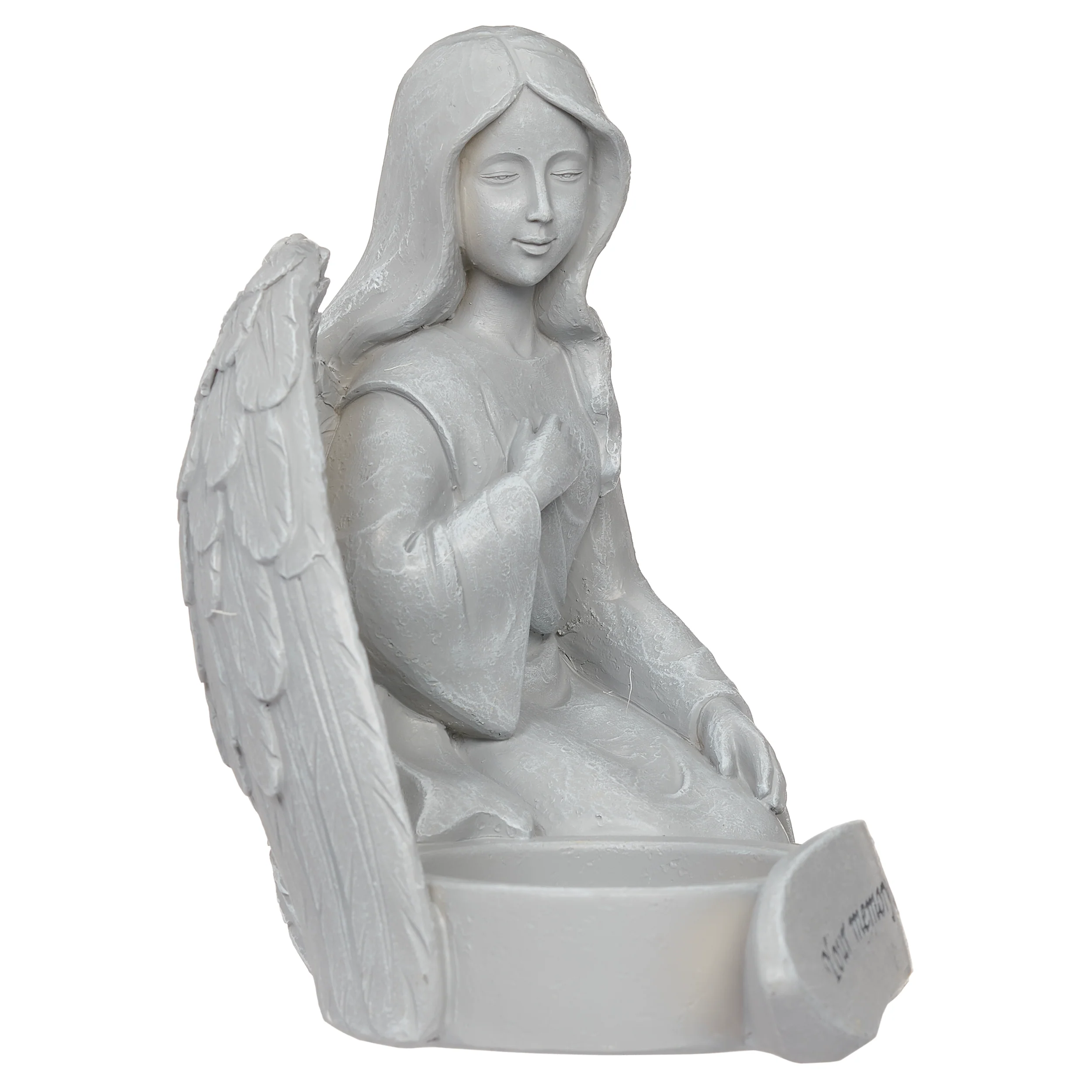 Your Memory Lights Our Hearts Angel Candle Holder - Image 2